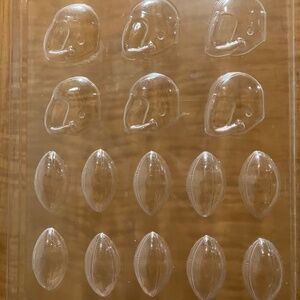 Football & Helmet Sport Chocolate Candy Lollipop Sucker Mold Set Super Bowl